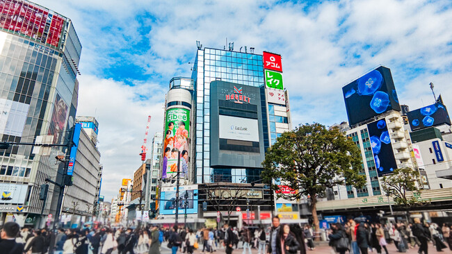 lit.link、渋谷スクランブル交差点付近の大型ビジョンにクリエイターの「夢・目標」を応援広告として掲出