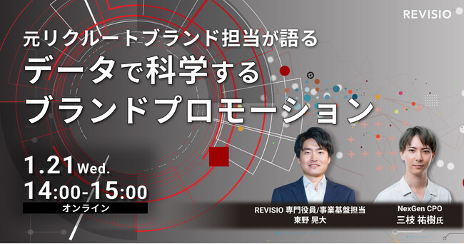 元リクルートブランド担当が語る”データで科学するブランドプロモーション”とは【無料ウェビナー】