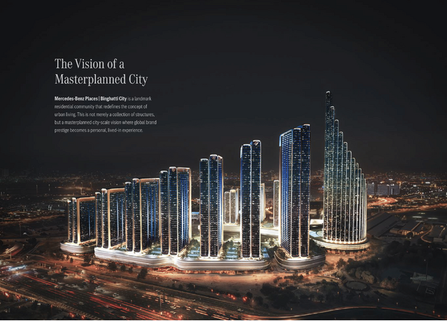 世界初のメルセデス・ベンツ ブランドシティ「Mercedes-Benz Places | Binghatti City」ドバイに誕生