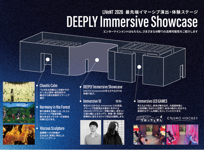 ライブ・エンターテイメントEXPO 公式企画「最先端イマーシブ演出・体験ステージ」にシンユニティグループが特別協力