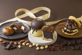 “なめらかに薫り、チョコとろける”がテーマの、チョコが贅沢に薫る３つの限定商品