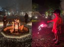 キャンプファイヤー&花火 キャンプファイヤー&花火