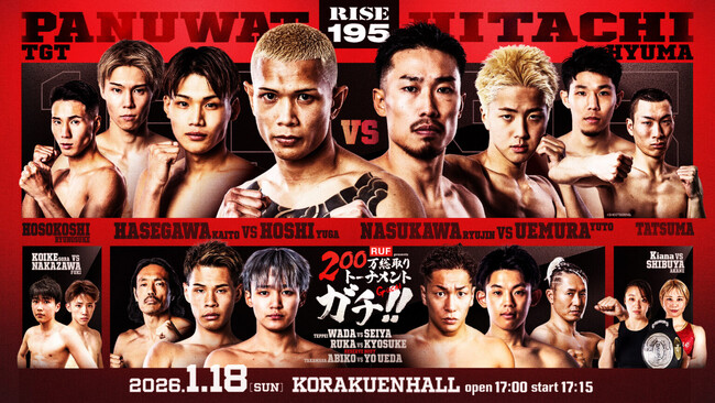 『RISE195』全試合の勝敗予想企画をスポーツ予想アプリ「なんドラ」で開催 ！