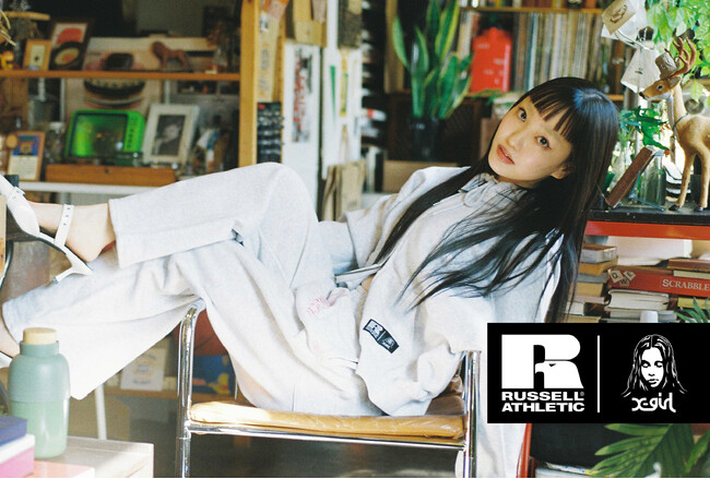 X-girl × RUSSELL ATHLETICコラボレーションアイテム発売