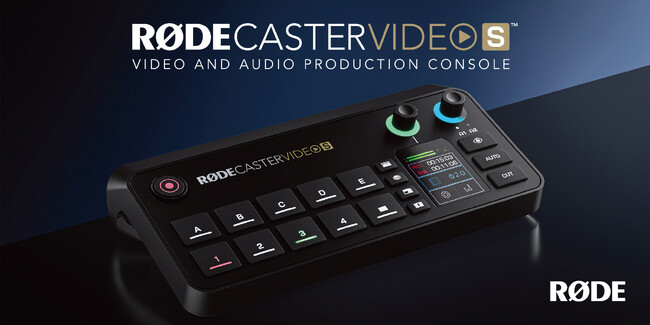 【RODE（ロード）新商品】映像と音声を直感的に操作できるコンパクトなHDMIビデオスイッチャー「ロードキャスター ビデオS」が新登場！