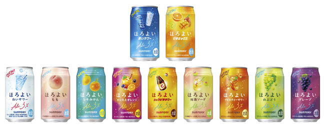 「ほろよい〈青いサワー〉」「同〈ビタミックス〉」新発売