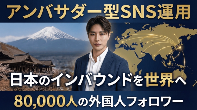 元Jリーガーが日本好き外国人80,000人に発信、インバウンド集客「AMIDA CLAN」始動