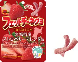 フェットチーネグミPREMIUM宮城県産ストロベリーブレンド味 フェットチーネグミPREMIUM宮城県産ストロベリーブレンド味