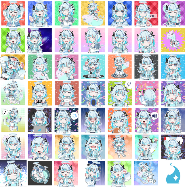 自社キャラクター「ルミア」のスタンプ素材セットをリリース