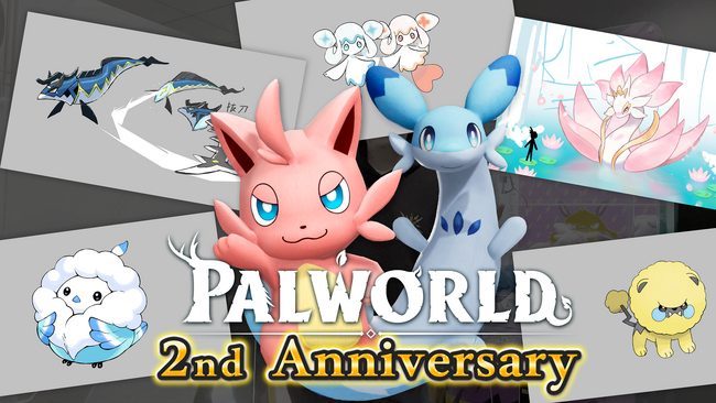 【パルワールド2周年】正式リリースに向け、新種パルのゲーム開発資料が満載の特別映像を公開！