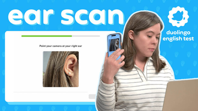 Duolingo English Test、不正受験対策として新たに「Ear Scan（耳のスキャン）」を導入