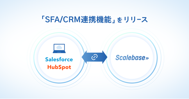 法人向け収益管理システム「Scalebase」新機能「SFA/CRM連携機能」をリリース