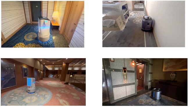 【株式会社ミライト・ワン】老舗旅館「白玉の湯 華鳳」「別邸 越の里」にエレベーター連携型の配送・清掃ロボットを導入