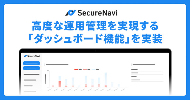 情報セキュリティマネジメントの「今」を可視化。SecureNaviに高度な運用管理を実現する「ダッシュボード機能」を実装
