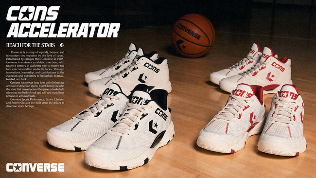 進化を続ける〈CONVERSE BASKETBALL〉「CONS ACCELERATOR」2026春夏コレクションが登場