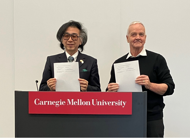AI・ロボット研究で世界をリードするカーネギーメロン大学(CMU)との戦略的MoUを締結