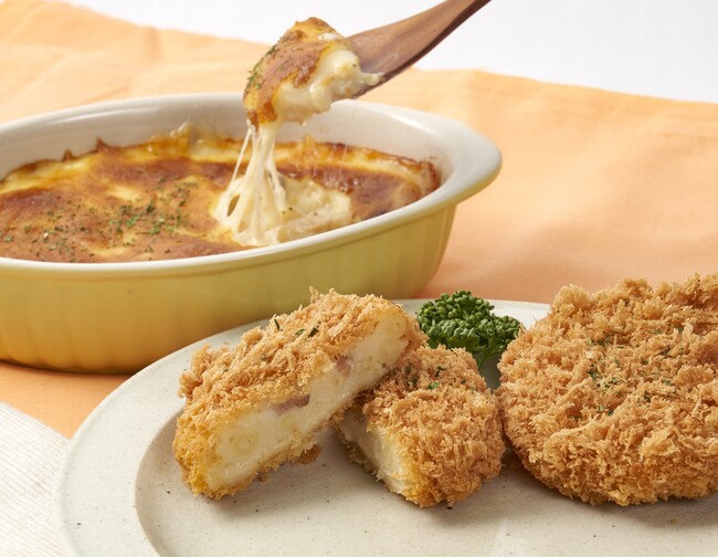 「チーズグラタンコロッケ」　1/28（水）より期間限定で発売　～2種類のチーズを使用、冬限定の濃厚クリームコロッケ～