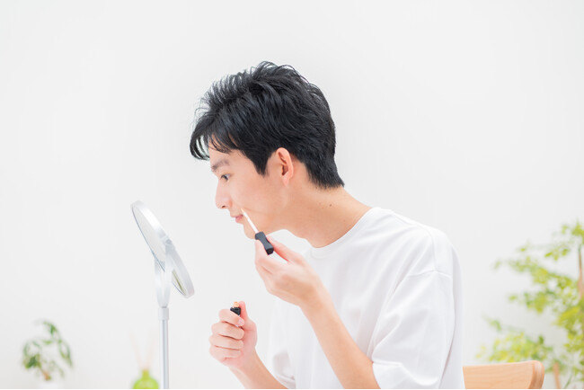 男性のメイクアップについての意識調査
