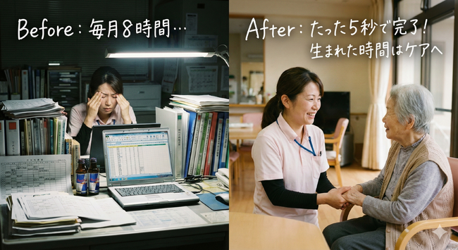 【福祉DX】「毎月8時間のシフト作成」が「たった5秒」に完結。プレイス・リーブルが支援する、管理者の事務作業ゼロ化への挑戦。業務効率化ではなく
