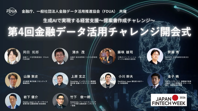 ヘッドウォータース、金融庁・一般社団法人金融データ活用推進協会共催の日本マイクロソフト協賛イベント『第4回金融データ活用チャレンジ』にて技術支援