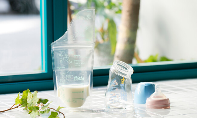 Betta｜【 1/13 発売 】これだけでさく乳と保存 ( さく乳器のいらない母乳保存袋 )