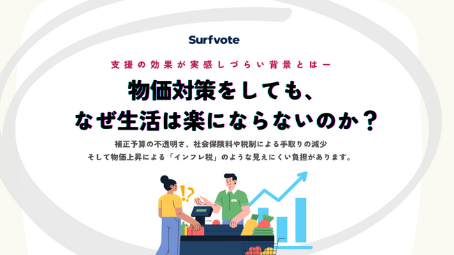 【投票開始】物価対策はしているのに、なぜ生活は楽にならない?ー慶應義塾大学教授 白井さゆり氏が提起