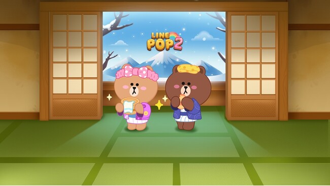 「LINE POP2」、「LINE FRIENDS」冬シーズンイベント前半を開催