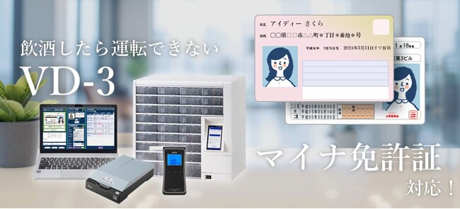 マイナ免許証に対応した安全運転管理サポートシステムを販売開始