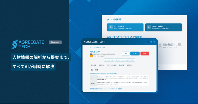 グリーエックス、パートナープログラム「AGREEGATE TECH」において新たにAI SaaSの提供を開始