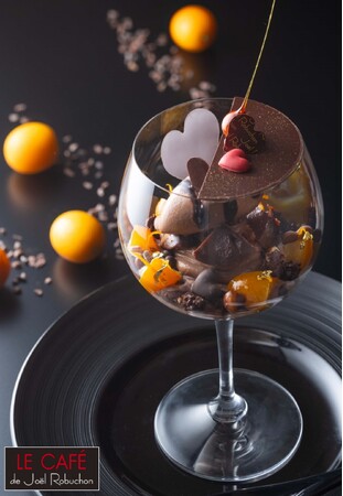 【1日20食限定】 ジョエル・ロブションのバレンタインにもぴったりな『Eclipse chocolat～濃厚なショコラと柑橘のパルフェ～』が新登場