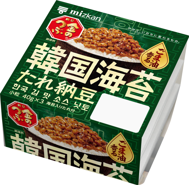 ご好評につき「金のつぶ ごま油香る韓国海苔たれ納豆」販売エリア拡大