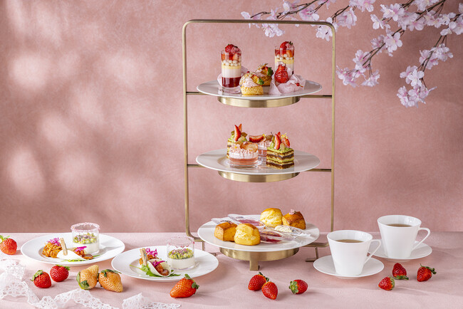 全国各地の旬いちごを贅沢に堪能する、春のひととき 「桜いちごセレクション アフタヌーンティー」3月1日より販売開始 