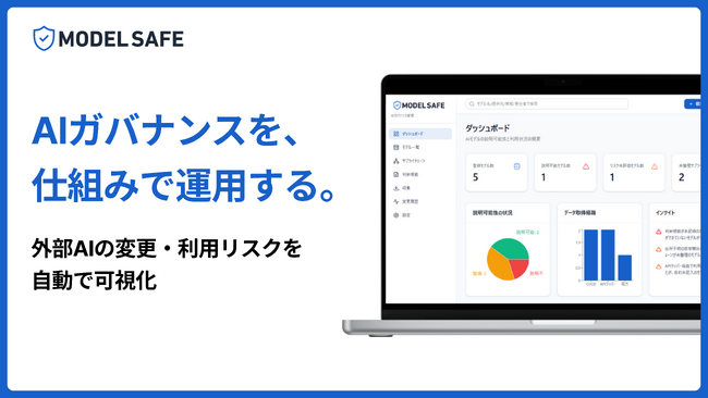 AI事業者ガイドラインを「仕組みで運用」する。AIサプライチェーンのリスクを可視化する「MODEL SAFE」、β版事前登録開始