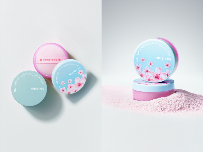 【INNISFREE】『ノーセバム ミネラルパウダー』からリミテッドエディション第一弾「チェリーブロッサム」が２月１日（日）より数量限定で登場！