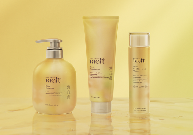 花王、ハイプレミアムヘアケアブランド「melt（メルト）」をシリーズ拡充　ダメージ*1が蓄積した髪に向けた“ディープシリーズ”発売