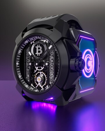新作発表【世界100本限定】ジェイコブ＆コー、ビットコインの思想を構造美で表現した「エピックX GoMining」