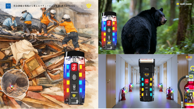 光と音で命を守る次世代セーフティデバイス「LUMIALERT」シリーズ3種を発売！