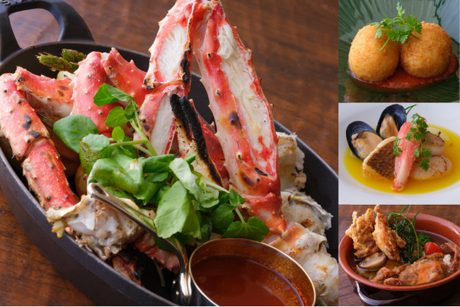 【ハイアット リージェンシー 京都】蟹を味わい尽くす、カフェ 33の期間限定クラブコース＆アラカルトメニュー