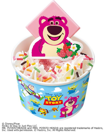 あの大人気キャラクターがサンデーになって新登場！「トイ・ストーリー/サンデー　ロッツォ」