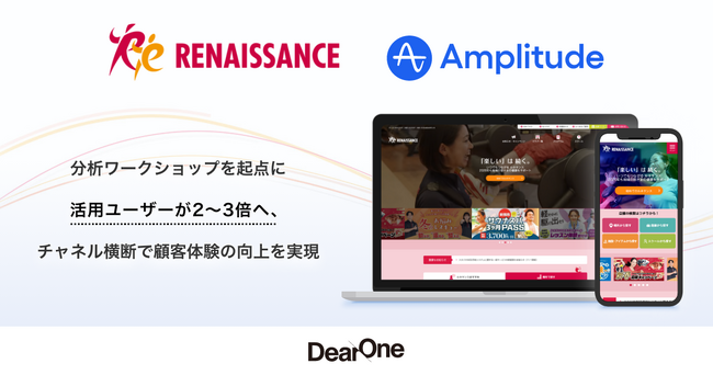 スポーツクラブを運営する「ルネサンス」、Amplitude分析ワークショップを起点に活用ユーザーが2～3倍に、チャネル横断で顧客体験向上が進む組織へ