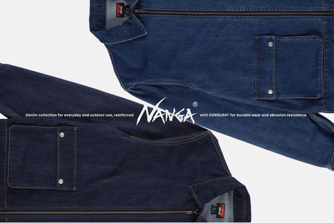 【NANGA】CORDURA(R) DENIMを採用した新作ウェアが登場！