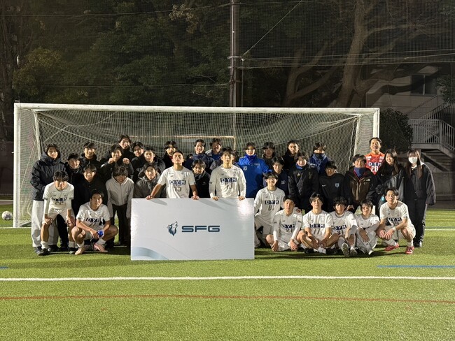 上智大学体育会サッカー部と撮影パートナーシップを締結