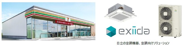 セブン‐イレブン店舗における省エネと設備管理の省力化に向け、AIを活用した日立の空調IoTソリューション「exiida空調省エネ制御」の実証実験を開始