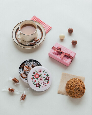 【新商品】ミルクティー味のお菓子ブランド「tea with milk」より〈ミルクティーキャラメル〉を発売。表参道にて2月13日～15日、ポップアップ開催