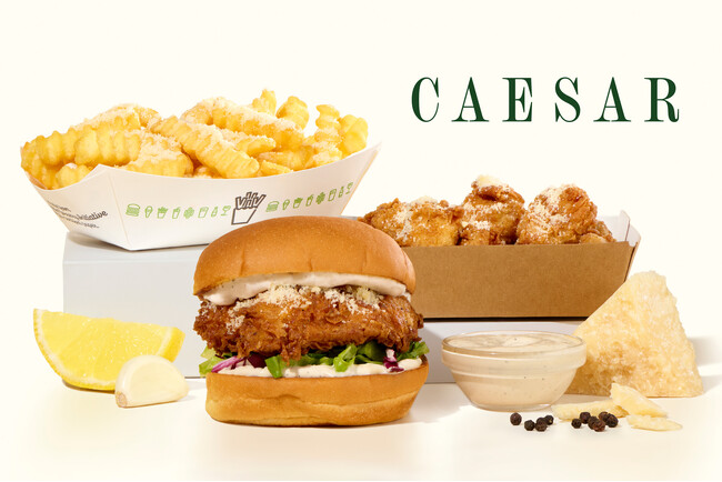 【Shake Shack】こだわりの自家製シーザーソースを使用した“ファインカジュアル”な日本初登場＆期間限定メニュー「チキンシーザーバーガー」が発売決定！