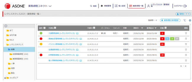 レクシスネクシス、ASONE(R)業務規程コネクトの機能拡充を公開