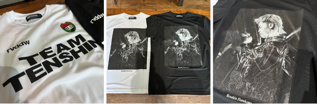 TEAM TENSHIN × rvddw × OSHMAN’Sカプセルコレクション　“神童”那須川天心コラボモデルTシャツ新発売　オッシュマンズ別注スペシャルカラーも登場