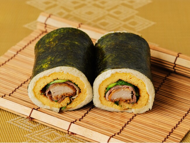 節分は“恵方を向いてサンドで願掛け”　南南東に願う「カツとローストビーフの恵方巻サンド」2月3日限定発売