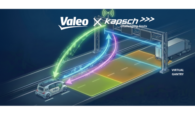 ヴァレオとKapsch TrafficCom、V2Xを活用した次世代型通行料金支払いソリューションの提供に向けた提携を発表