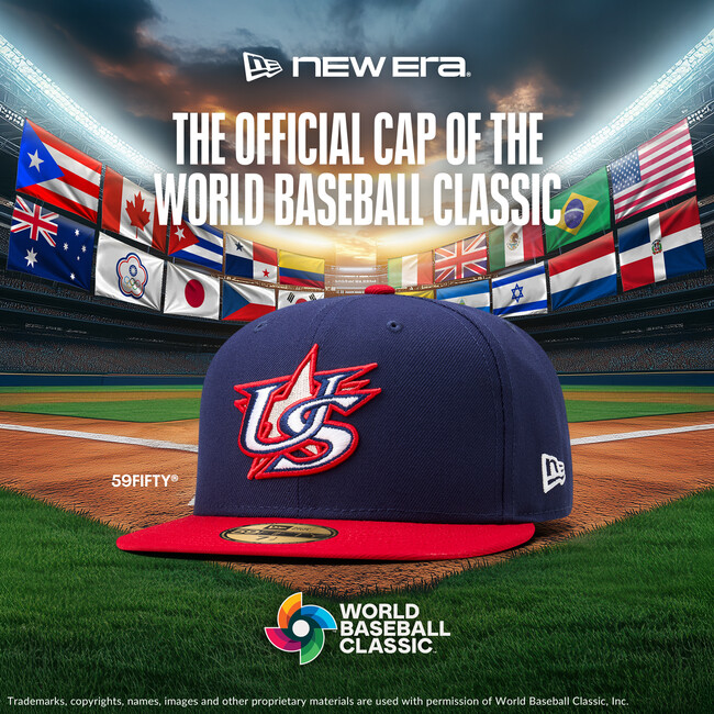 【ニューエラ】「2026 World Baseball Classic(TM) 」アメリカ、メキシコ代表など19チームの公式選手用キャップを2月12日（木）より発売
